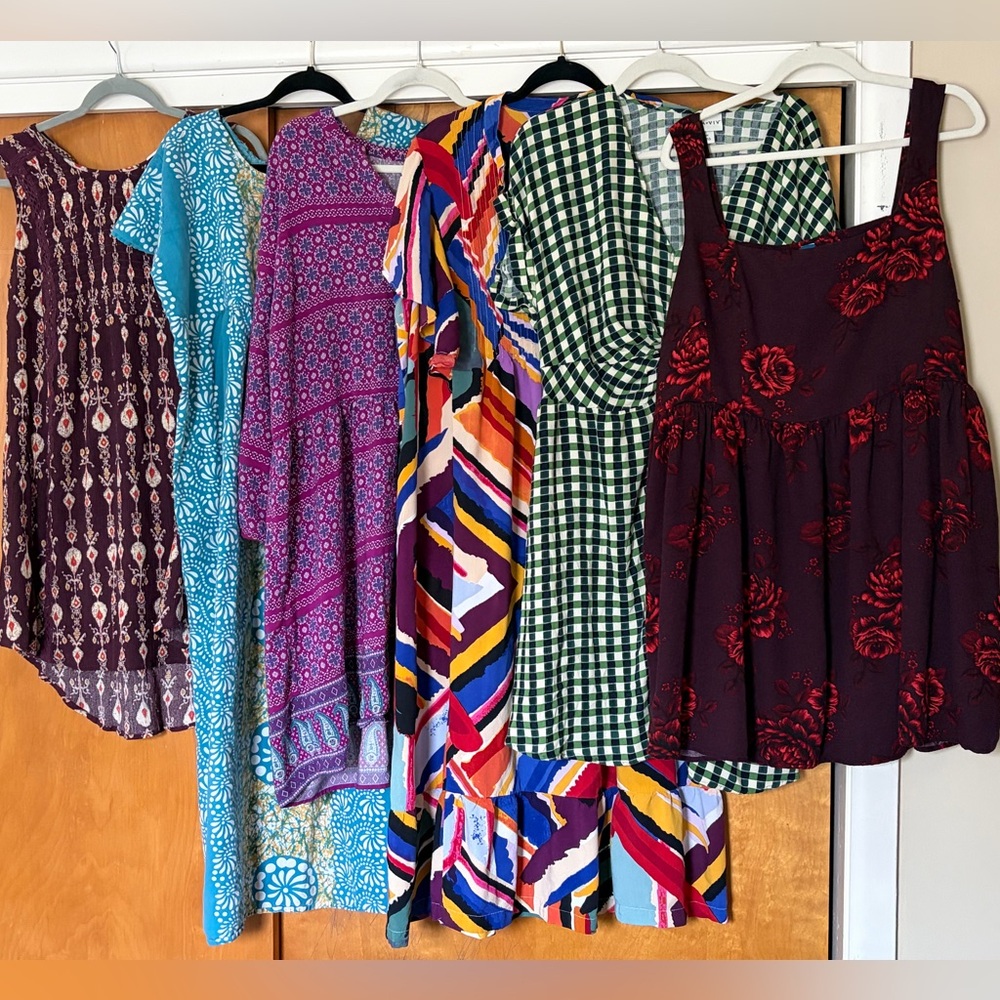 Multiple plus size dresses